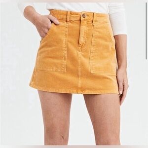 American Eagle Outfitters | High Rise A Line Corduroy Skirt *stretch Size10